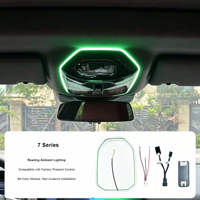 Kit d'éclairage d'ambiance pour BMW Série 3 4 5 6 7 X3 X4 X5 X6 X7, 3-5W 12V, lampe LED d'ambiance intérieure pour voiture, amélioration de la décoration