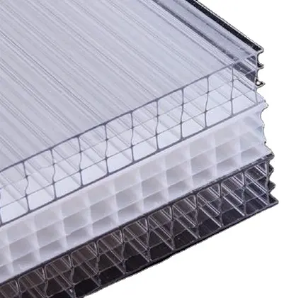 Folhas de policarbonato oco twinwall pc para greenhouse