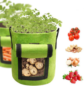 Filets de culture pour pommes de terre, 10 gallons, sac de culture pour pommes de terre, avec rabat et poignées, pour tapis de carotte - Product Image 5