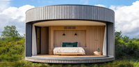 Maison modulaire préfabriquée à toit plat 2024, maison mobile prête à l'emploi, conteneur préfabriqué, maisons préfabriquées à vendre