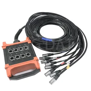 Nhà Máy bán hàng trực tiếp cat6A rắn Cáp rắn Loa Cáp 8CH RJ45 âm thanh rắn Cáp