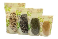 Sachet personnalisé en plastique rétractable pour aliments pour animaux de compagnie, bonbons, sucre, noix, emballage PE en gros
