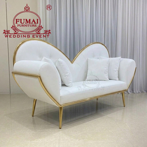 Canapé de Mariage Royal Sièges d'Amour Canapé Lounge Meuble pour Mariage - Product Image 3