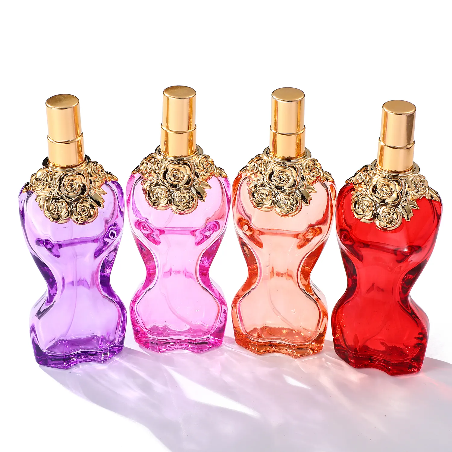 30ML Empty Glass Perfume Bottle Women's Body Cosmetic Packaging Body Bottle