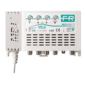 Fracarro MBJ3r345U T2 4-ingresso amplificatore di segnale TV autoalimentato modello 223615 ricevitore e amplificatore - Product Image 1
