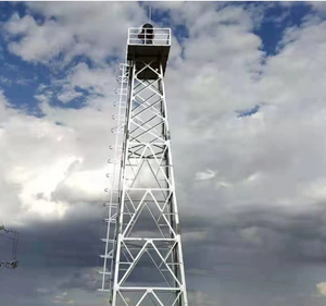 Torre de Vigilância de Aço Personalizável à Prova de Fogo Galvanização a Quente 3-pés/4-pés 35m 100ft Monitoramento de Alerta de Incêndio Florestal 50 Anos - Product Image 1