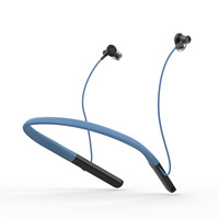 Sport Neckband Earphone nirkabel IPX5, Earphone Speaker 14.2mm tahan air latensi rendah nirkabel dengan 32 jam