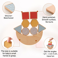 Jouets Montessori JET OEM, jouets éducatifs, boîte à lancer de balles, blocs sensoriels tactiles, planche de puzzle, colonne en forme de bloc pour enfants