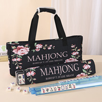 Sac de rangement pour mahjong américain de luxe moderne, en tissu Oxford imperméable, portable, grande capacité, unisexe, plusieurs couleurs disponibles