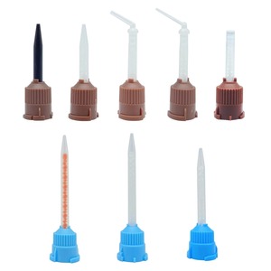 50 teile/beutel Light Body Universal <span class=keywords><strong>Dental</strong></span> Silikon Mixing Tips Lange kurze Kunststoff Mixer Düse - Product Image 4