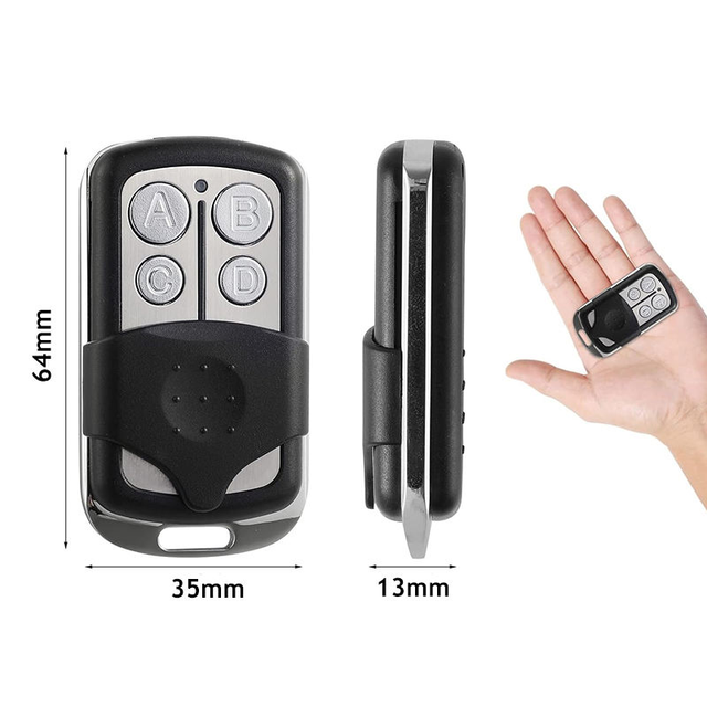 Duplicator 433MHz Universal Clone Remote Control Copy Function RF Transmitter Auto Garage Door Universal Remote