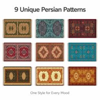 Sous-verres en forme de tapis, style persan, mini tapis, tapis de souris pour bureau, ordinateur, tasse, cuisine, bar
