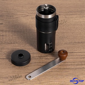 ชุดเครื่อง<span class=keywords><strong>บด</strong></span><span class=keywords><strong>กาแฟ</strong></span><span class=keywords><strong>แบบ</strong></span>มือหมุน สแตนเลสสีดำขาว พรีเมียม สำหรับ<span class=keywords><strong>บด</strong></span><span class=keywords><strong>กาแฟ</strong></span><span class=keywords><strong>แบบ</strong></span> Single Dose พร้อมใบมีดเซรามิก สำหรับเครื่องชงกาแฟเอสเพรสโซและมอคค่า - Product Image 5