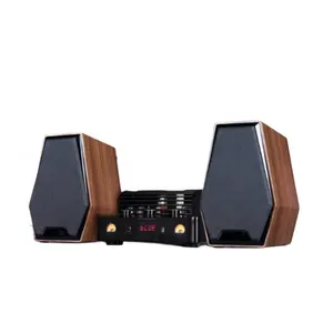 Amplifier tabung kualitas tinggi 2.0 speaker pasif HIFI sistem suara speaker rak buku Teater rumah