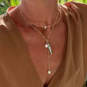 Ciondoli di Lusso in Pietra Naturale a Forma di Pesce, Placcati in Oro 14K, Charm di Animali Marini in Rame per Creazione di Gioielli Boutique - Product Image 4