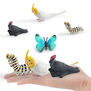 लेवु जंगली कीटों, पक्षियों, जानवरों के मॉडल, तितलियों, क्रेस्टेड ग्रीब, फोनिक्स-चिकन पैराकेट्स का अनुकरण करता है। - Product Image 3