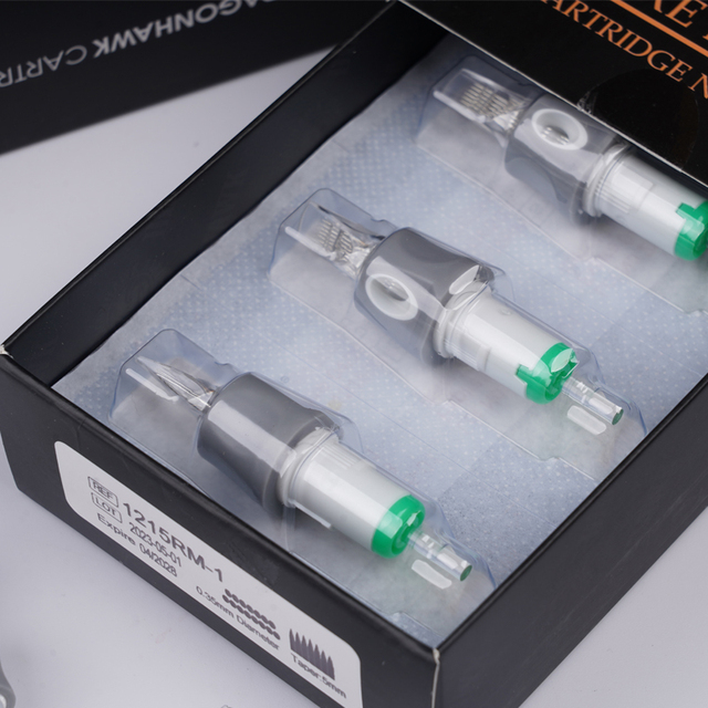 Dragonhawk Deluxe Permanent Makeup Disposable Tattoo Needle Cartridge 1RL 20pcs/box