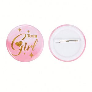 Pins de Botón para Revelación de Género, Recuerdos para Fiestas de Niños y Niñas, Regalo Promocional - Product Image 4