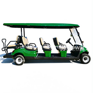 2026 Best Selling 8 Seater Electric Golf Cart <b>72V</b> Lithium <b>Battery</b> 5KW Motor Large Capacity for Resort & Airport Golf Cart - Product Image 1