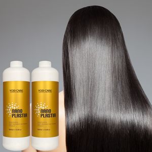 YOGI CARE 나노 플라스티아 스트레이트 헤어 수리 관리 부드러운 나노 플라스틱 케라틴 헤어 트리트먼트 스트레이트너 헤어 크림 - Product Image 1