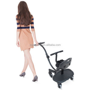 Poussette pour tout-petits avec siège détachable, <span class=keywords><strong>planche</strong></span> à roulettes, cadre en plastique et en métal pour le deuxième enfant, siège et support confortables pour bébé - Product Image 3