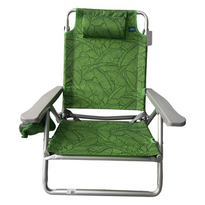 Silla de Playa Plegable Ligera con Respaldo Ajustable y Bolsas de Transporte, Sillas Portátiles y Resistentes para Playa y Camping - Product Image 3