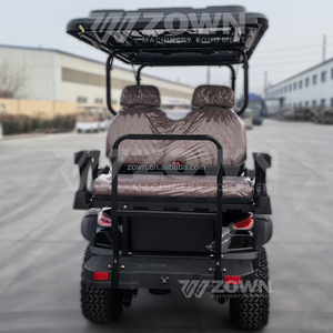 Voiturette de golf électrique 6 places, batterie lithium 48V, système GPS, télécommande, voiturette de golf personnalisée pour villa et parc - Product Image 5