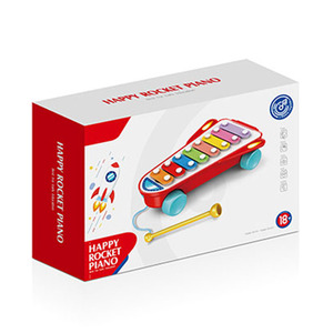 Juguete Musical Educativo Piano Cohete Arcoíris, Juguete Multifuncional de Actividades para Bebés, Niñas, Niños y Niños Pequeños - Product Image 6