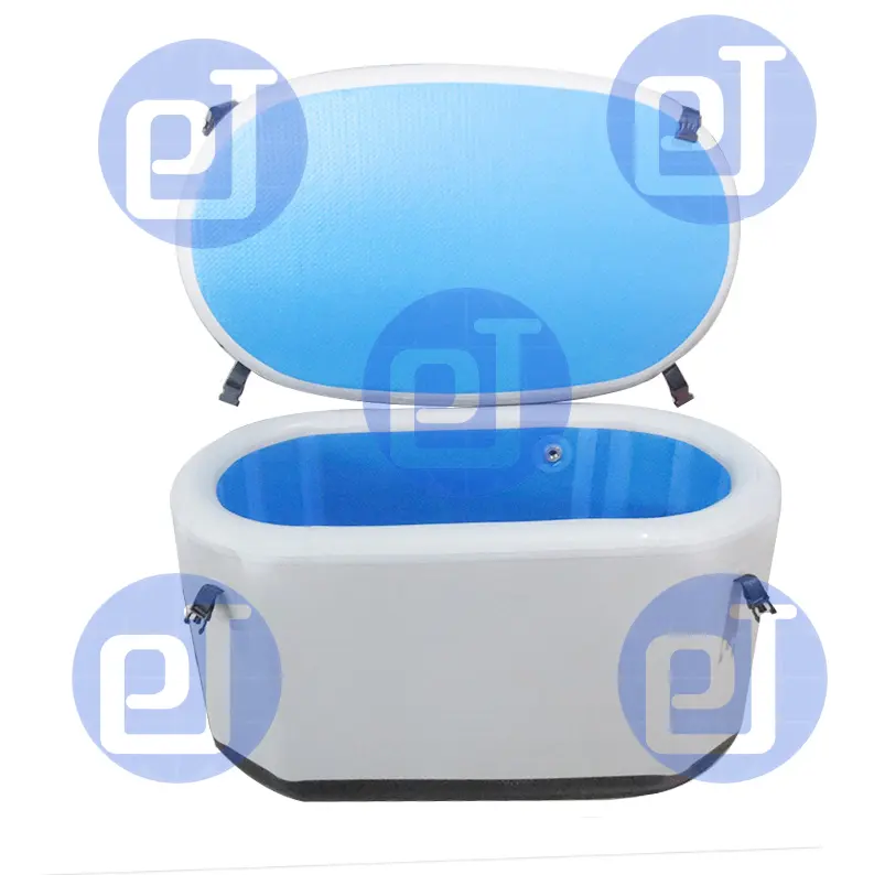 Goccia a punto freddo vasca gonfiabile per il recupero della vasca per il ghiaccio portatile per il bagno di ghiaccio degli adulti dopo l'esercizio fitness