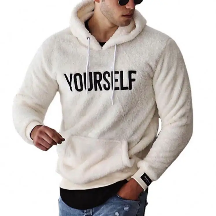 Yeni varış özel logo işlemeli kapşonlu hoodies sıcak kazak akıllı rahat hiçbir dize kazak