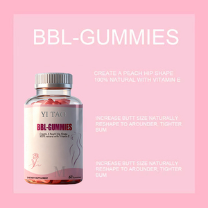 High-quality OEM private label BBL hip and <b>butt</b> <b>enhancement</b> gummies for women, designed to lift shape and amplify volume - Product Image 2