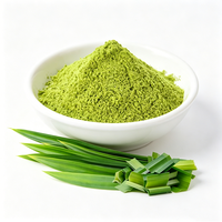 Poudre de feuilles de Pandan biologique de haute qualité, feuilles très vertes uniquement, poudre de Pandan lyophilisée, matière première de qualité alimentaire