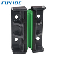 Patins de guidage coulissants pour contrepoids d'ascenseur FYD-F032, patins de rail auxiliaire FYD-847S en polymère UHMWPE, conception industrielle 10-16MM