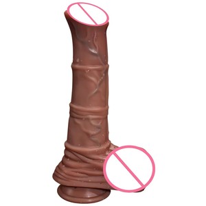 Liquid Silicone Opposite Sex <span class=keywords><strong>Horse</strong></span> Dick Electric Telescopic Swing Vibração Aquecimento <span class=keywords><strong>Dildo</strong></span> Anal Plug Sex Toys - Product Image 5