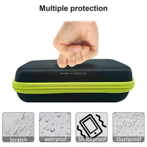Funda de Viaje Personalizada para Afeitadoras Eléctricas QP6510/70 QP6520/70 Pro, Estuche Portátil de EVA con Doble Cremallera para Recortadora <span class=keywords><strong>OneBlade</strong></span> - Product Image 4