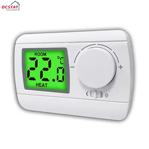 Cheap Easy Operated EU Standard Digital Gas Boiler Non-programmable Heating Room Thermostat