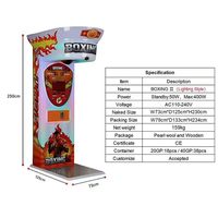 Nouvelle Machine de Boxe Arcade Sportive Standard Européenne et Américaine 2026, Haute Sensibilité, Affichage des Scores