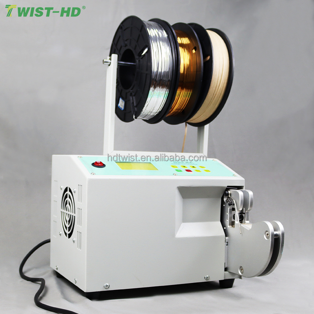 Semi-Automatic High Quality Twist Ties Machine High-Speed USB Cable Charger Making Machine Packaging for Phone Cable Tying
