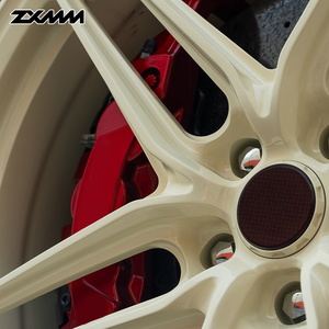 Jantes de voiture personnalisées forgées <span class=keywords><strong>en</strong></span> une seule pièce, couleur or <span class=keywords><strong>champagne</strong></span>, 5x114.3 5x130 5x120 pour BMW M3 M5 Ferrari Benz Corvette, 17-26 pouces, Mustang - Product Image 2