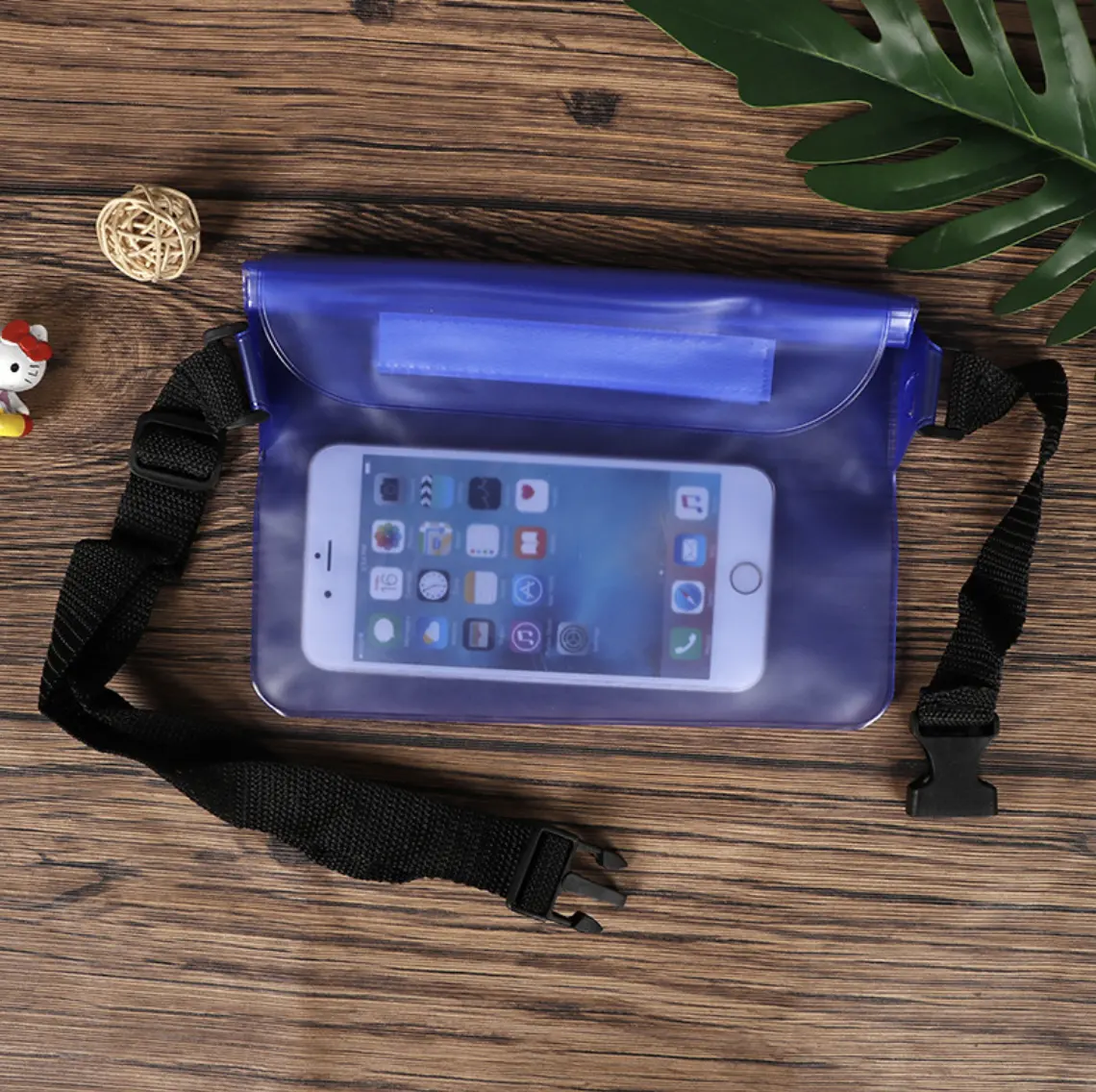 सोलो जंगली निविड़ अंधकार पाउच सेल फोन थैली पैक बाथरूम फोन के मामले में कस्टम लोगो निविड़ अंधकार यात्रा सूखी बैग