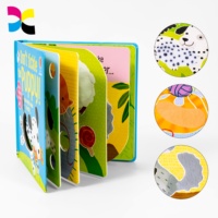 Libro Infantil Ecológico Personalizado de Primera Calidad para el Aprendizaje Sensorial, con Esquinas Redondeadas y Resistente a Desgarros, Fabricante, Venta al Por Mayor de Fábrica