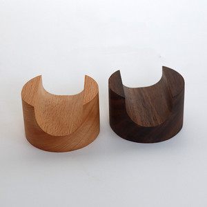 Bambus Porte-algues sushi japonais en bois massif Porte-assiettes à sushi en forme de U Porte-<span class=keywords><strong>temaki</strong></span> en bois pour restaurant - Product Image 3