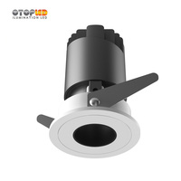 Spot lumineux led encastrable pour le plafond, angle d'éclairage étroit, réglable, idéal pour un hôtel, nouveau design, 12W, 2019