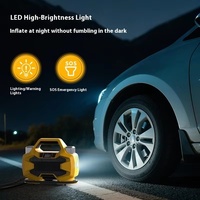150psi Car Air Pump Portable Digital Display Illuminated Smart Tire Pressure Inflator Double Cylinder DC 12V Tire Inflators