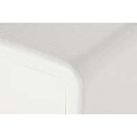 Meuble TV MDF 160X37X50 4 PORTES 3D BLANC