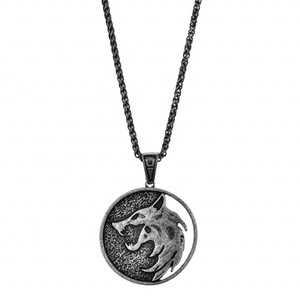 Collier avec pendentif, jeu hencher 3, à la mode, chasse sauvage, loup, rétro - Product Image 2