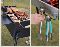 Barbecue domestique sans fumée, réchaud Portable à charbon de bois