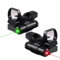 SYQT HD101+ Accessoires de chasse universels, viseur laser rouge et vert, alliage optique, résistant aux chocs, étanche, durable, 85*52MM, grossissement 1x