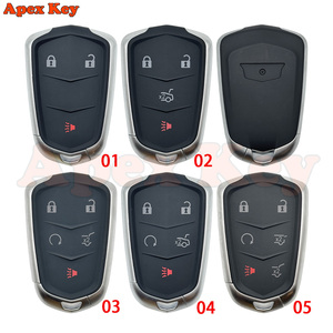 Wholesale Vehicle <b>Keys</b> New Replacement 3/4/5/6 Button Remote Smart <b>Key</b> Fob Shell Case <b>Blank</b> Blade for Cadillac XT4 - Product Image 1