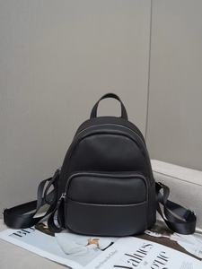 2025 sac à dos en peau de vache pour femmes grande capacité Texture carrée doublure en coton doux décontracté avec tout par le japon corée du <span class=keywords><strong>sud</strong></span> - Product Image 3